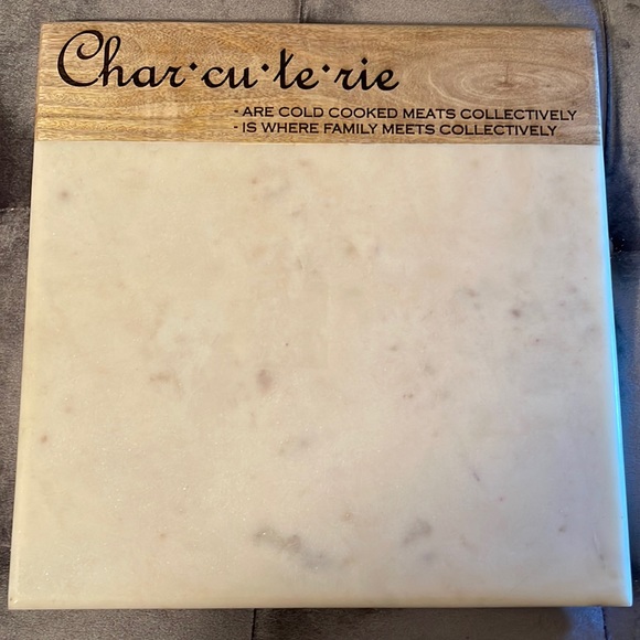 Marble/Wood Cutting Board - Picture 1 of 3
